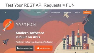 Test Your REST API Requests = FUN
 