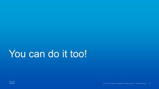 You can do it too!
 