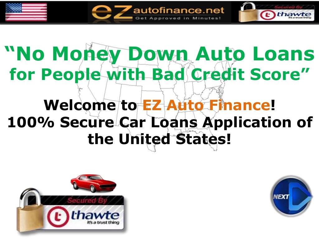 No Money Down Car Loans for Bad Credit Auto Loans 0 Down Payment