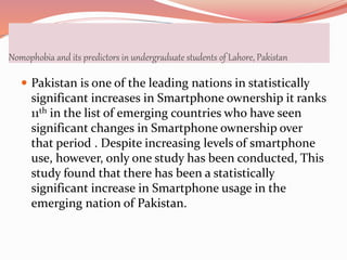 Nomophobia and its impact on mindfulness and self-efficacy among nurses ...