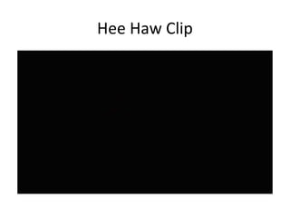 Hee Haw Clip
 