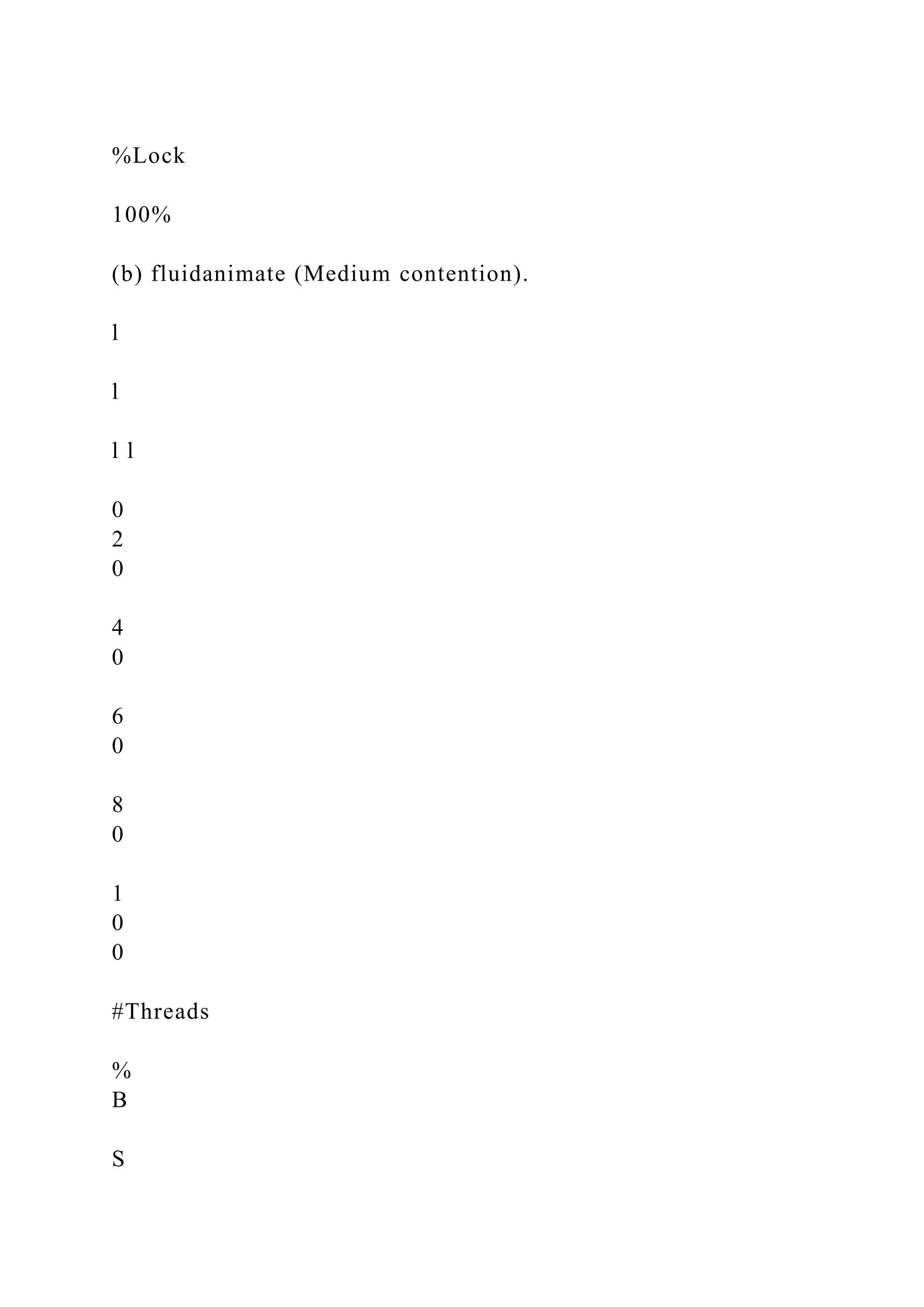 %Lock
100%
(b) fluidanimate (Medium contention).
l
l
l l
0
2
0
4
0
6
0
8
0
1
0
0
#Threads
%
B
S
 