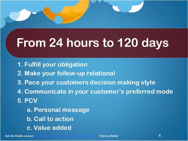 follow up sales call