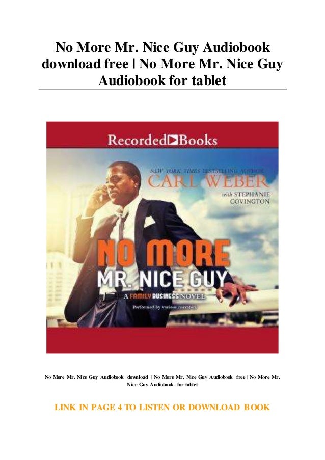 No More Mr Nice Guy Audiobook Download