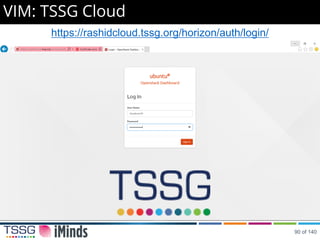 VIM: TSSG Cloud
https://rashidcloud.tssg.org/horizon/auth/login/
90 of 140
 
