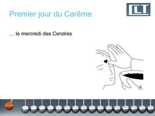 Premier jour du Carême
… le mercredi des Cendres
 