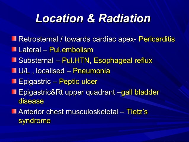 Non cardiac chest pain