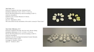Non-Color- Reclaiming the Material Presence of Ceramics | PDF
