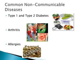 Type 1 and Type 2 Diabetes Arthritis Allergies 