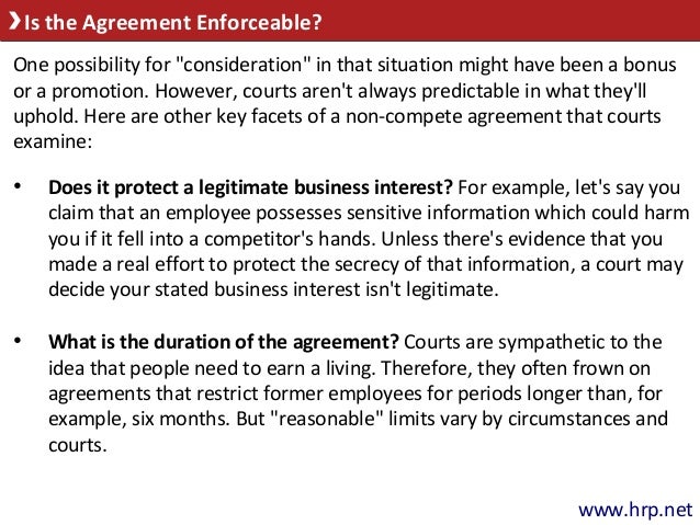 non compete agreements finding the right balance non compete agreement example