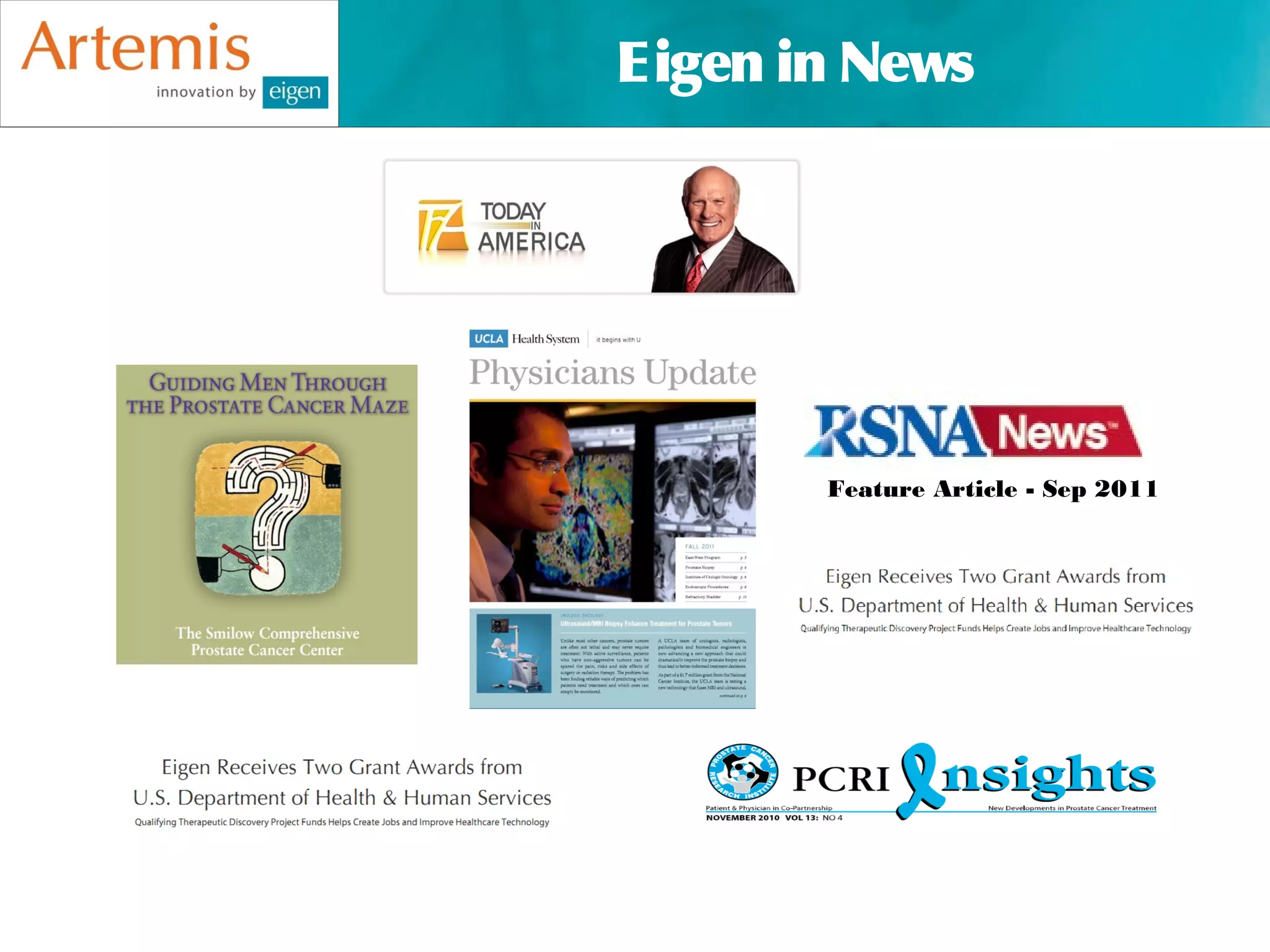 Eigen in News




       Feature Article - Sep 2011
 