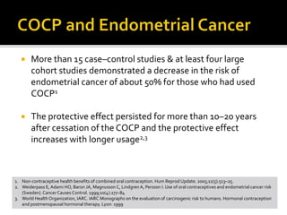 Non-contraceptive Benefits of COCP | PPTX
