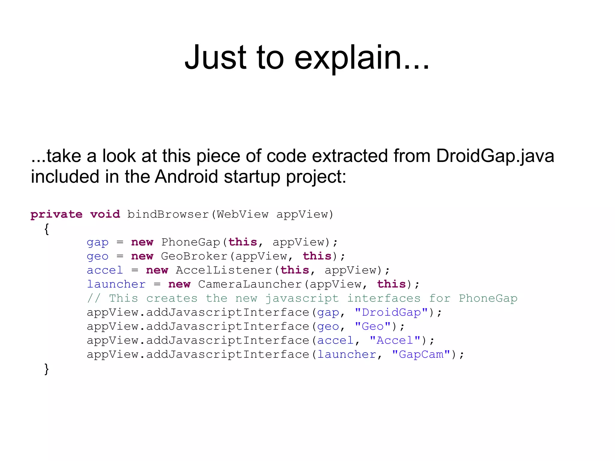 Non Conventional Android Programming En | PPT