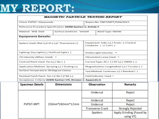 Non destructive testing of materials | PPTX