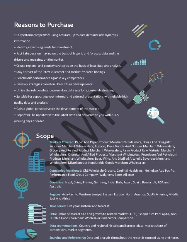 Non durable goods merchant wholesalers global market report 2018