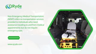 Non Emergency Medical Transportation Nemt Fleet Providers Pptx