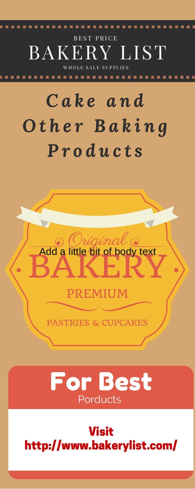 Bakery Supplies Wholesale