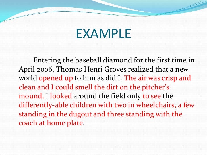 Non fiction essay