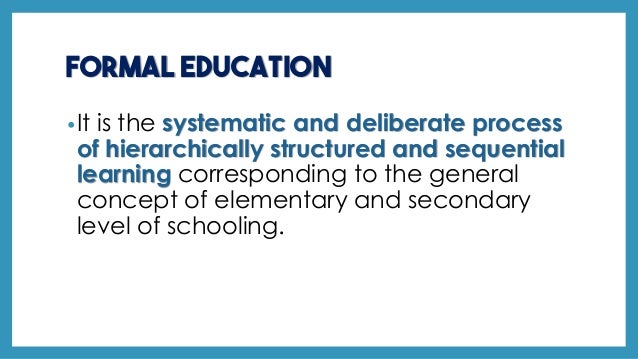Non Formal Education In The Philippines