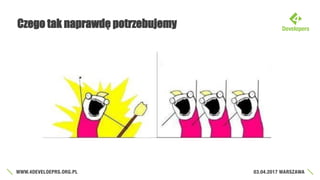 Czego tak naprawdę potrzebujemy
 