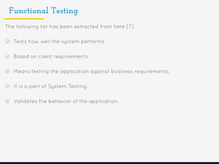 Non-Functional testing | PPT