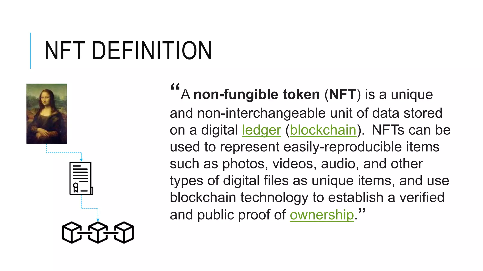 Non-fungible tokens (nfts) | PPTX
