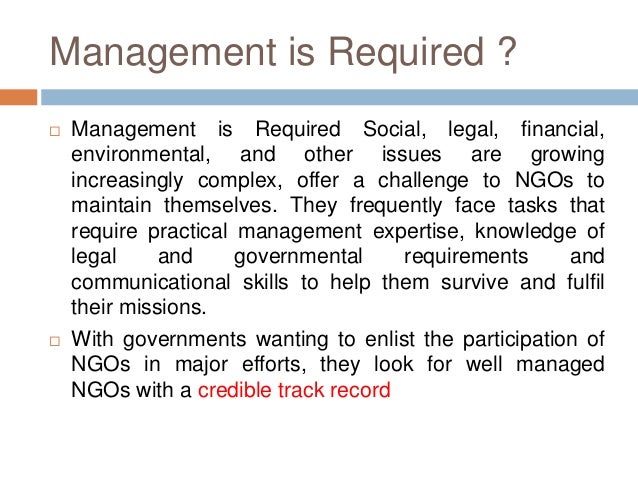 Halimbawa Ng Non Government Organization Non government organization( ng os)