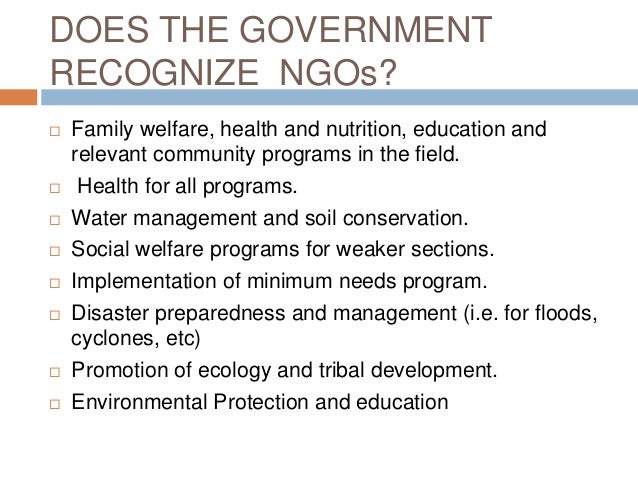 Halimbawa Ng Non Government Organization Non government organization( ng os)