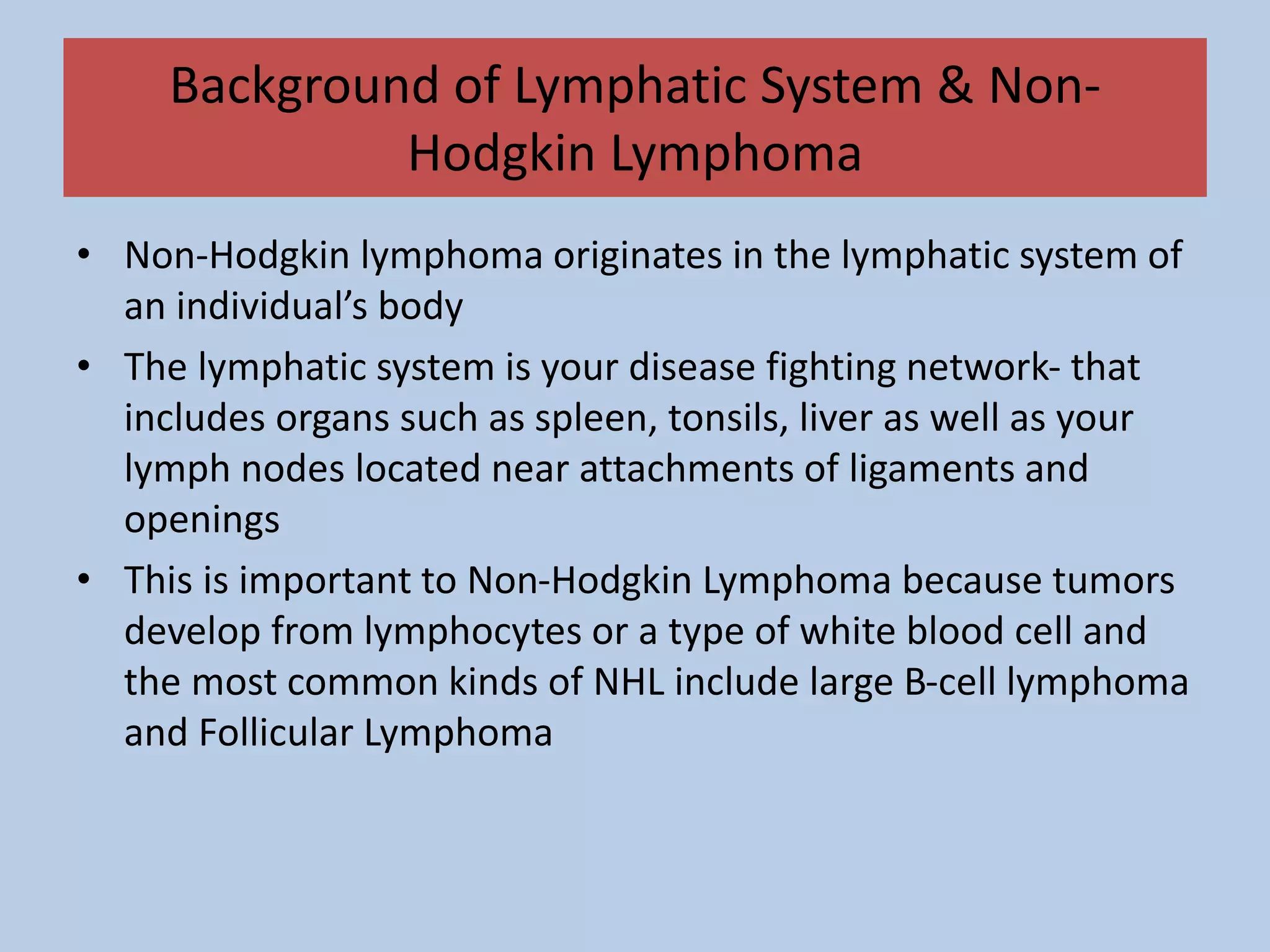 Non hodgkin lymphoma | PPTX