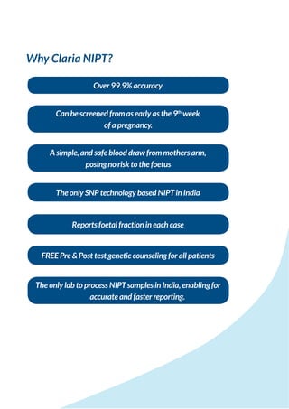 Non invasive prenatal test brochure | PDF