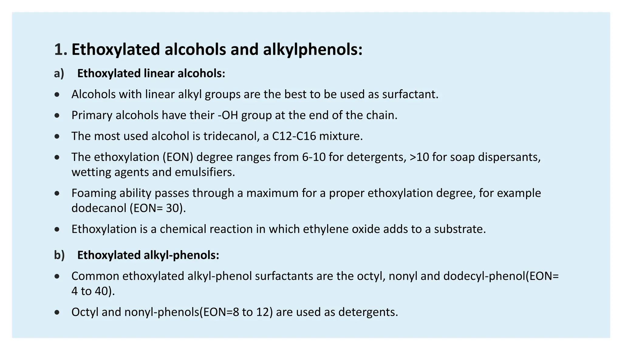 Non-ionic surfactants and their applications | PPTX