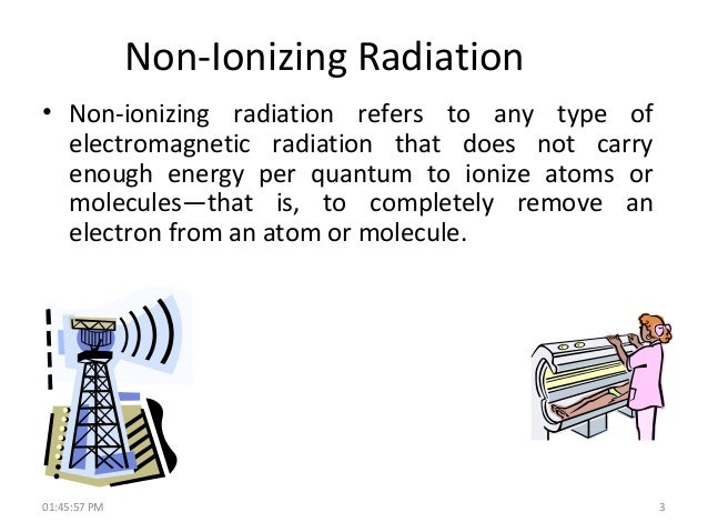 non ionising radiation non ionizing radiation