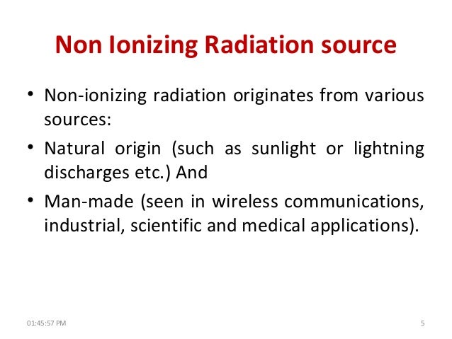 non ionising radiation non ionizing radiation