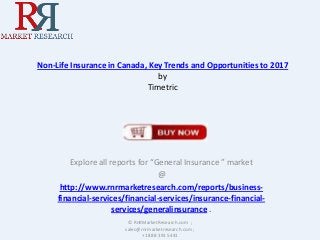 Non-Life Insurance in Canada, Key Trends and Opportunities to 2017
by
Timetric

Explore all reports for “General Insurance ” market
@
http://www.rnrmarketresearch.com/reports/businessfinancial-services/financial-services/insurance-financialservices/generalinsurance .
© RnRMarketResearch.com ;
sales@rnrmarketresearch.com ;
+1 888 391 5441

 