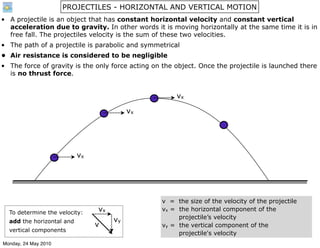 Not Projectile Motion Non Linear Motion | PDF
