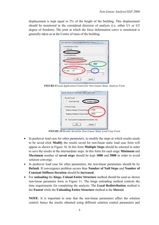 Non linear sttic analysis sap2000 | PDF