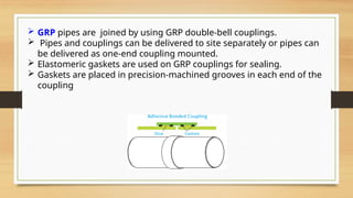 Non-Metallic GRE GRV GRP pipeline for mechanical design engineers | PPTX