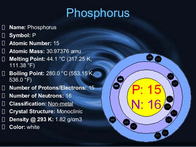 Phosphorus Electrons Phosphorus Electrons