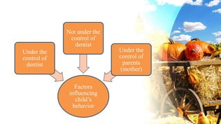 Not Control Behaviour Non pharmocological behavior management | PPTX