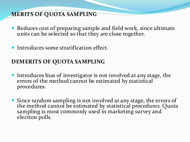 Non probability sampling Non probability sampling