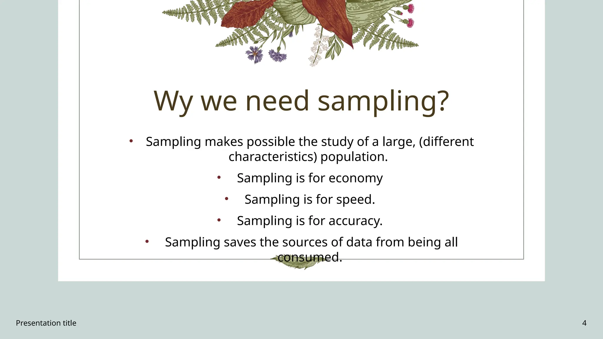 Non-probability sampling. Whats sampling | PPT