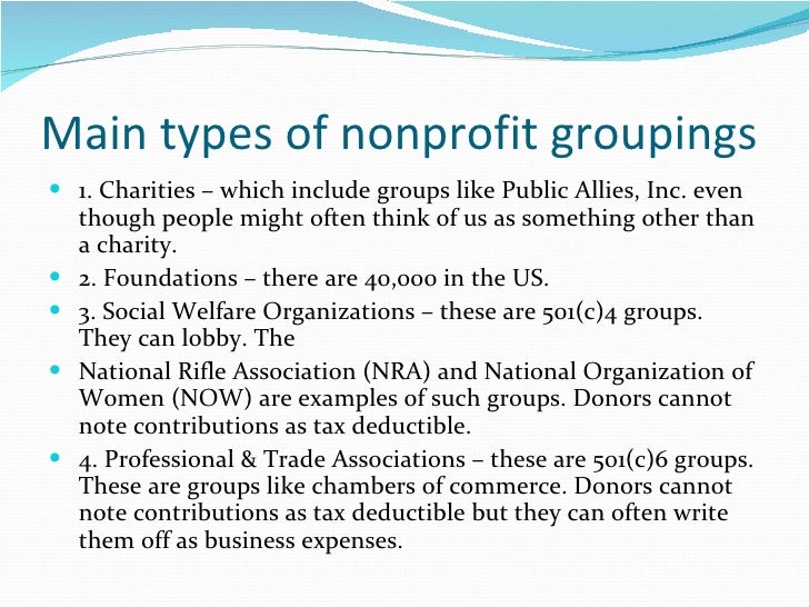 Nonprofit Basics