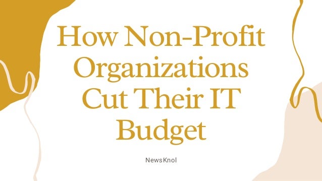 How Non-Profit
Organizations
Cut Their IT
Budget
NewsKnol
 