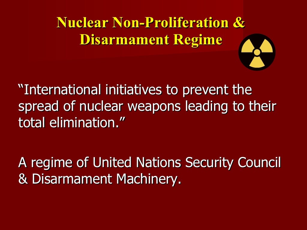 Non Proliferation Treaty 23 47