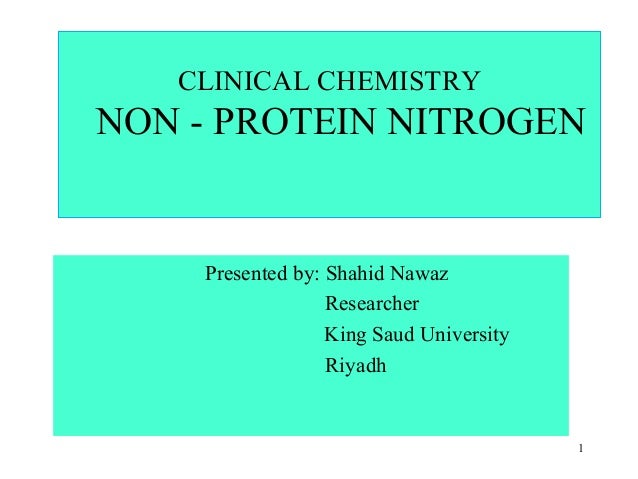 Non Protein Nitrogen non-protein-nitrogen