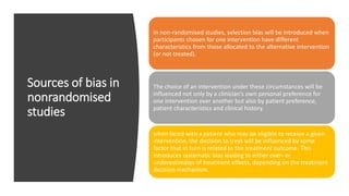 Non randomized controlled trial | PPTX | Medical Health