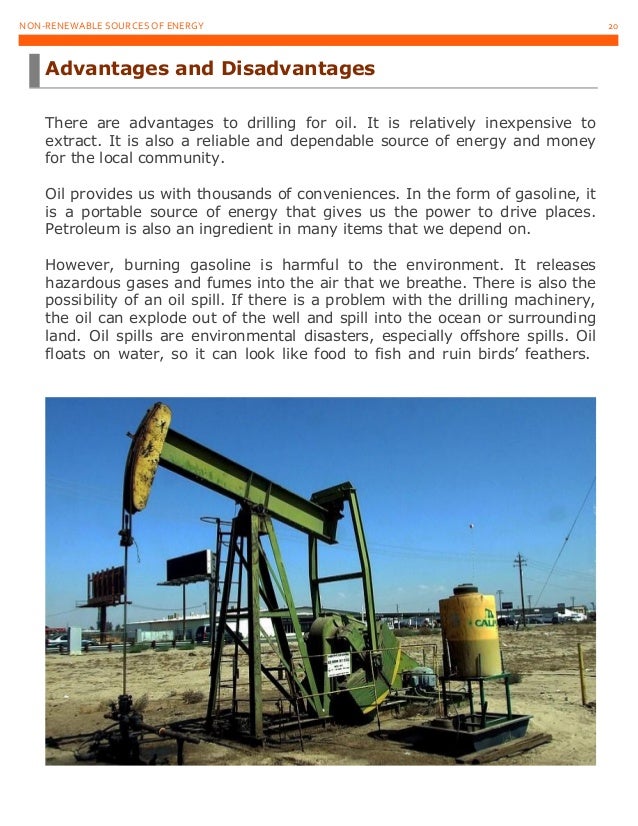 Non Renewable Sources Of Energy