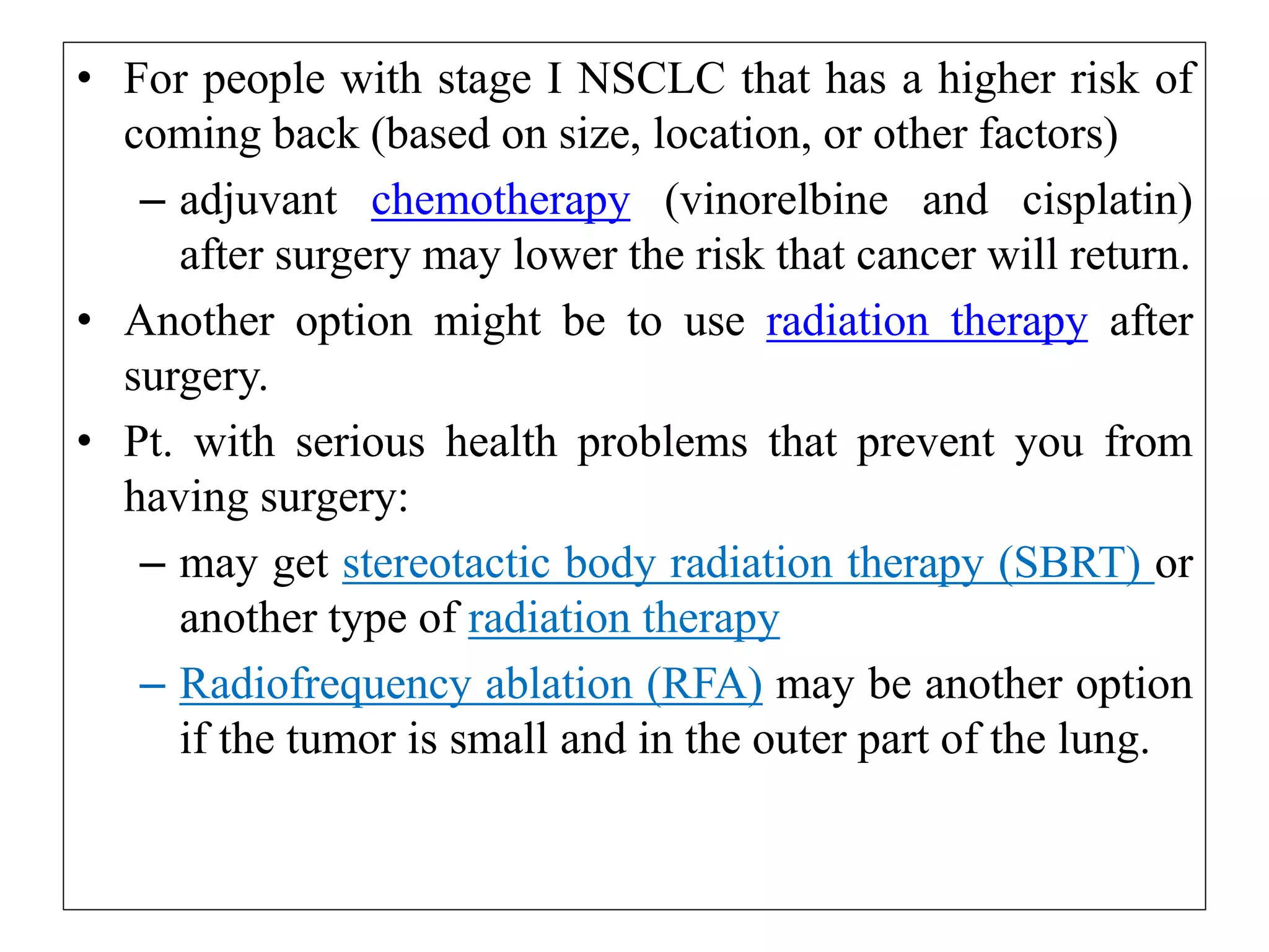 Non small cell lung cancer | PPTX