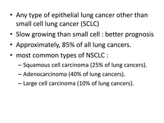 Non Small Cell Adenocarcinoma