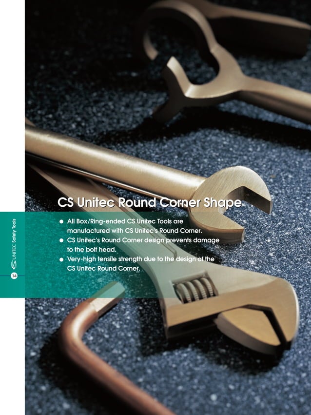 CS Unitec NonSparking & Safety Tools Catalog Pages PPT